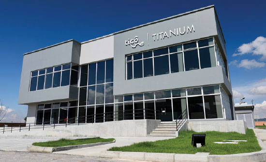 Data center TigoUne Titanium Data center TigoUne Titanium
