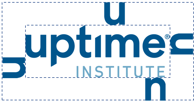 Zona de exclusión del logotipo de Uptime Institute Zona de exclusión del logotipo de Uptime Institute