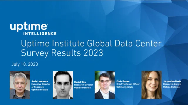 Seminario web: Resultados de la encuesta global de centros de datos de Uptime Institute